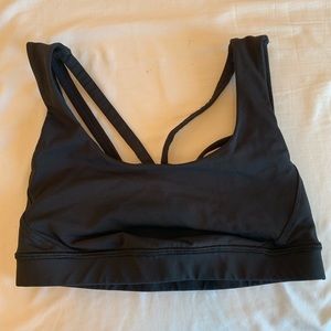 BLACK LULULEMON SPORTS BRA!
